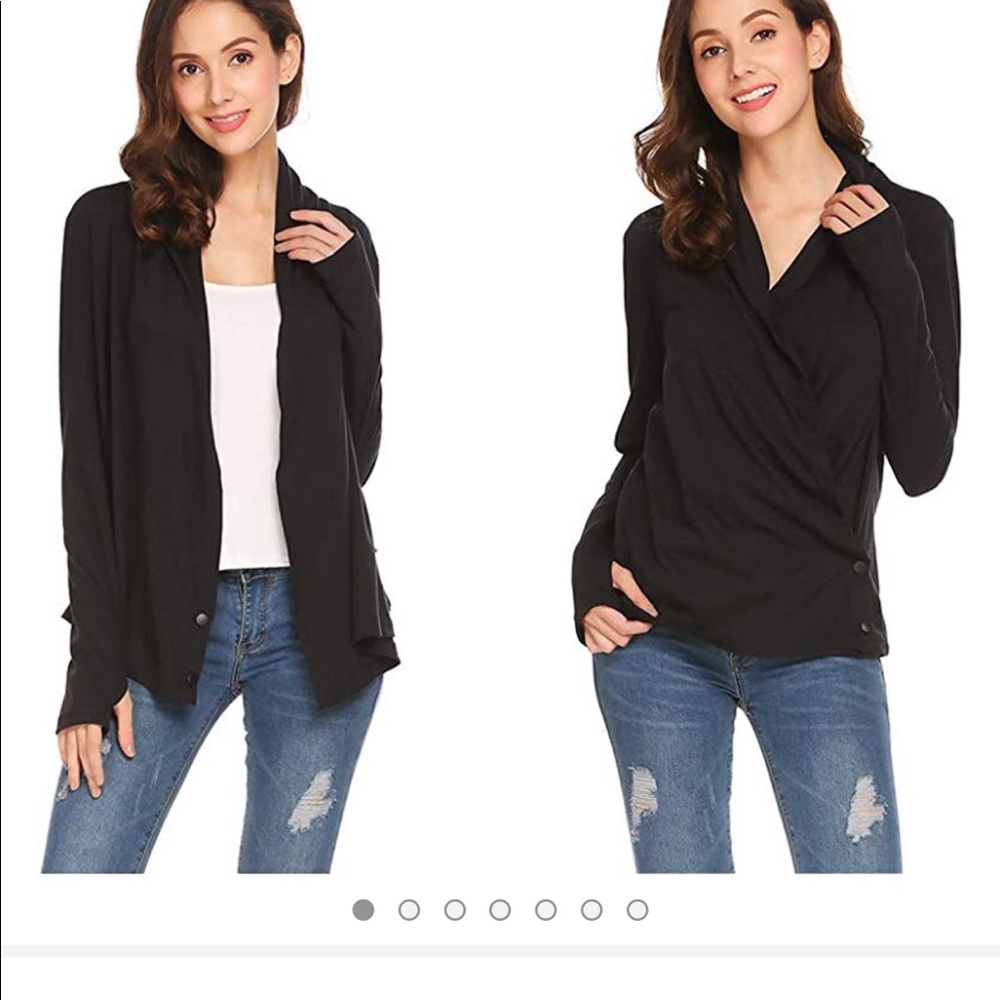 🌚Meajor🌑long sleeved wrap shirt